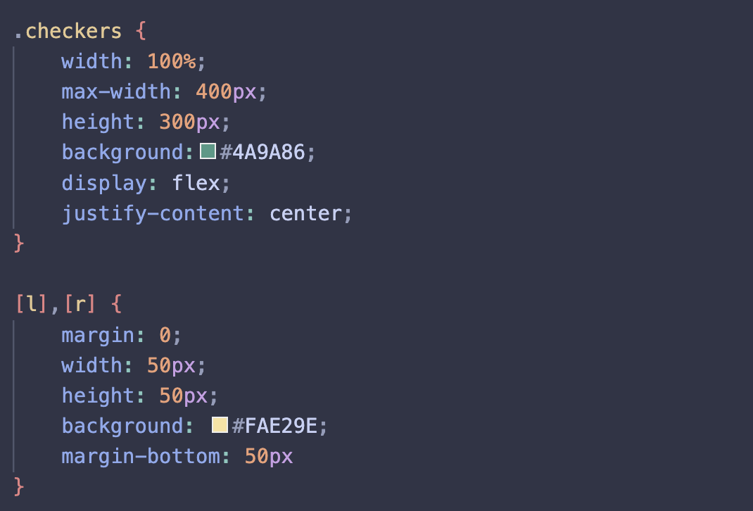 CSS code